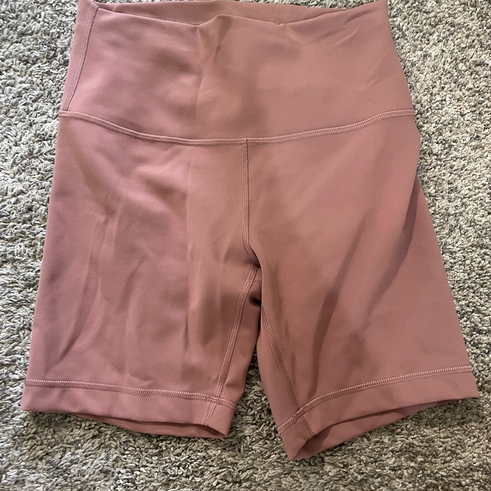 Women's LululemonMauve Biker Shorts